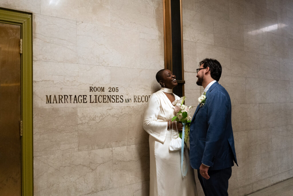 brooklyn city hall wedding followed by a reception, half day wedding photography coverage, stef reyes photo